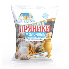 Пряники молочные 12х400гр...