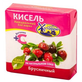 Кисель брусничный на...