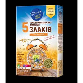 Copos de 5 cereales con...