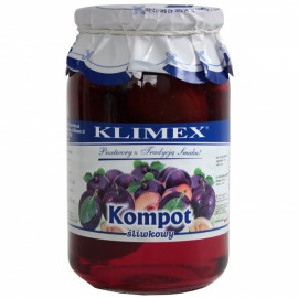 Компот сливовый 8х900гр KLIMEX