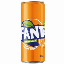 Fanta naranja lata 0.33L