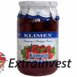 Compota de fresa 8x900g KLIMEX