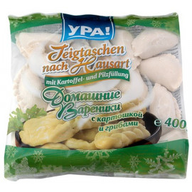 Vareniki con patata y setas...